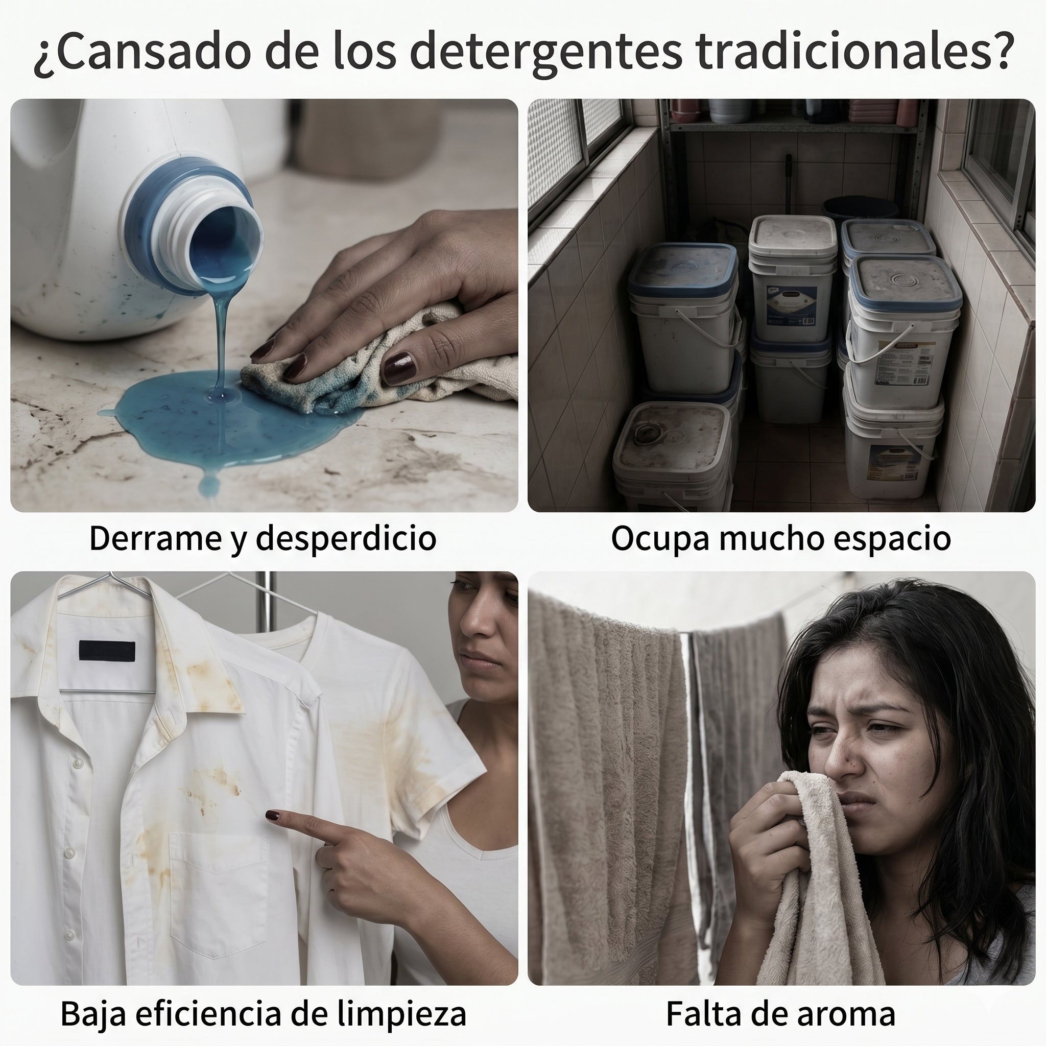Detergente en Tiras Biodegradable para Ropa 30 Hojas