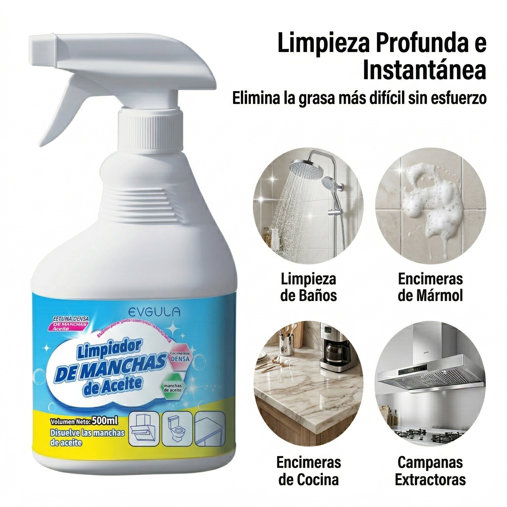 Desengrasante Multiusos para Hogar, Cocina, Baño y más