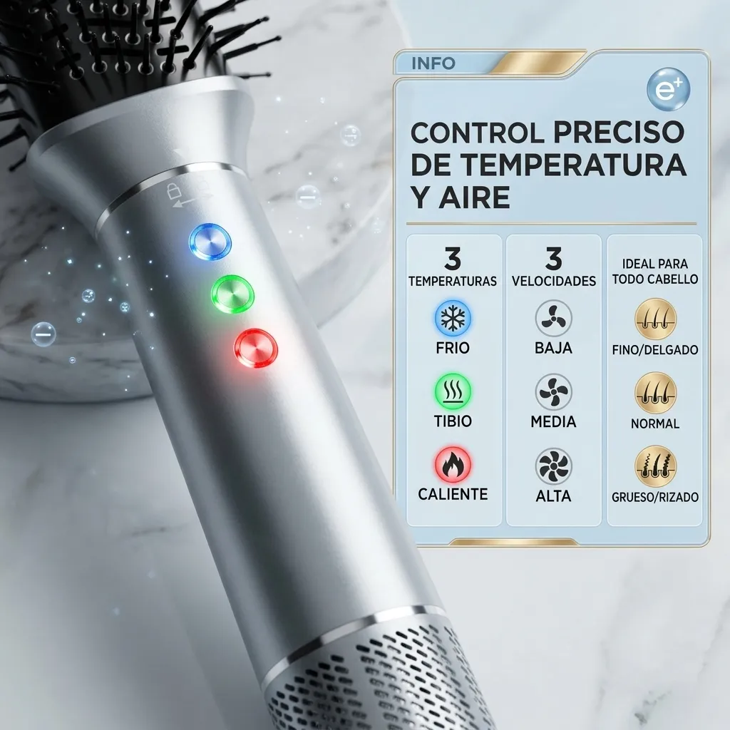 Secadora de Cabello Iónica Profesional 5 en 1
